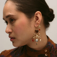 Load image into Gallery viewer, Bow Charm Balance Drop Earrings

