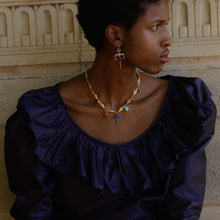 Load image into Gallery viewer, Fish Multi Charm Necklace - READY TO SHIP
