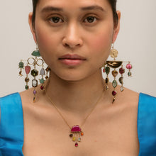 Load image into Gallery viewer, Cloud and Rain Chain Drop Necklace - READY TO SHIP
