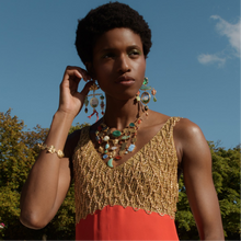 Load image into Gallery viewer, Multi Charm Bib Necklace

