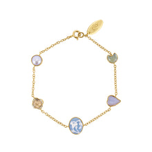 Load image into Gallery viewer, Five Mini Charm Bracelet
