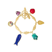 Load image into Gallery viewer, Fish Multi Charm Bracelet
