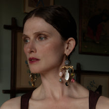 Load image into Gallery viewer, Girandole Fish and Flower Earrings - LIMITED EDITION - READY TO SHIP
