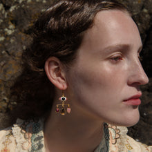 Load image into Gallery viewer, Pink Eye Balance Drop Earrings - READY TO SHIP
