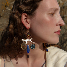 Load image into Gallery viewer, Branch and Butterfly Earrings - READY TO SHIP
