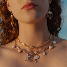 Load image into Gallery viewer, Fish Multi Charm Necklace - READY TO SHIP

