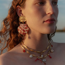 Load image into Gallery viewer, Fish Multi Charm Necklace - READY TO SHIP
