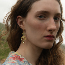 Load image into Gallery viewer, Mini Vintage Glass Balance Drop Earrings - READY TO SHIP
