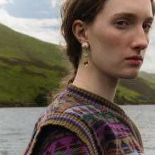 Load image into Gallery viewer, Duck and Shell Earrings - READY TO SHIP
