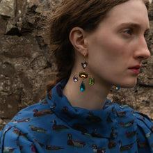 Load image into Gallery viewer, Vintage Glass Balance Drop Earrings - READY TO SHIP
