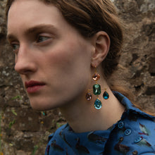 Load image into Gallery viewer, Vintage Glass Balance Drop Earrings - READY TO SHIP
