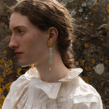 Load image into Gallery viewer, Fish and Pearl Drop Earrings - READY TO SHIP
