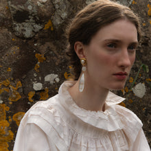 Load image into Gallery viewer, Fish and Pearl Drop Earrings - READY TO SHIP
