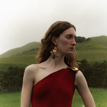 Load image into Gallery viewer, Winged Lion and Serpent Earrings - READY TO SHIP
