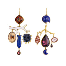 Load image into Gallery viewer, Branch and Butterfly Earrings - READY TO SHIP
