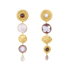 Load image into Gallery viewer, Butterfly and Sun Drop Earrings - READY TO SHIP
