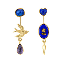 Load image into Gallery viewer, Double Detachable Victorian Drop Earrings - READY TO SHIP
