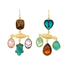 Load image into Gallery viewer, Fish Balance Drop Earrings - READY TO SHIP

