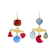 Load image into Gallery viewer, Fish Balance Drop Earrings - READY TO SHIP
