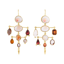 Load image into Gallery viewer, Layered Victorian Drop Earrings - READY TO SHIP
