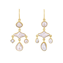 Load image into Gallery viewer, Pearl Balance Drop Earrings - READY TO SHIP
