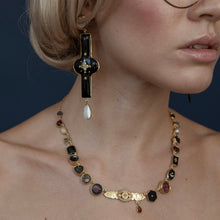 Load image into Gallery viewer, Victorian Brooch Charm Necklace
