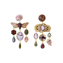 Load image into Gallery viewer, Butterfly, Cameo and Horse Earrings - SOLD
