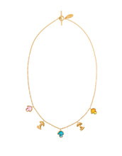 Load image into Gallery viewer, Five Mushroom Charm Necklace - READY TO SHIP
