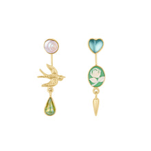 Load image into Gallery viewer, Double Detachable Victorian Drop Earrings - READY TO SHIP
