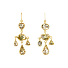 Load image into Gallery viewer, Mini Vintage Glass Balance Drop Earrings - READY TO SHIP
