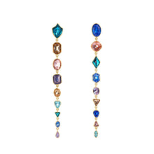 Load image into Gallery viewer, Nine Vintage Glass Charm Drop Earrings - READY TO SHIP
