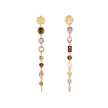 Load image into Gallery viewer, Lady &amp; Butterfly Long Charm Earrings - READY TO SHIP
