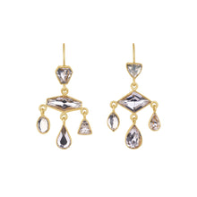Load image into Gallery viewer, Mini Vintage Glass Balance Drop Earrings - READY TO SHIP
