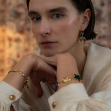 Load image into Gallery viewer, Pale Micromosaic Mini Chandelier Earrings - SOLD
