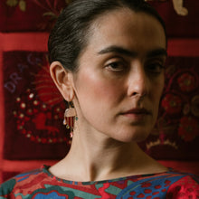 Load image into Gallery viewer, Cloud and Rain Chain Drop Earrings - READY TO SHIP
