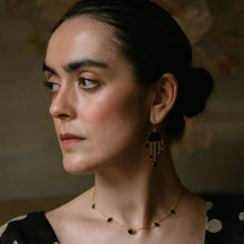 Load image into Gallery viewer, Cloud and Rain Chain Drop Earrings - READY TO SHIP
