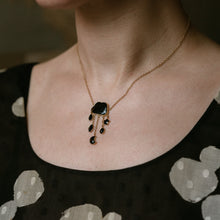 Load image into Gallery viewer, Cloud and Rain Chain Drop Necklace - READY TO SHIP
