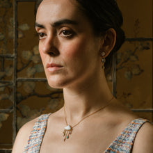 Load image into Gallery viewer, Cloud and Rain Chain Drop Necklace - READY TO SHIP
