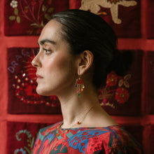 Load image into Gallery viewer, Cloud and Rain Chain Drop Earrings - READY TO SHIP
