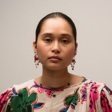 Load image into Gallery viewer, Cloud &amp; Rain Chain Drop Earrings - READY TO SHIP
