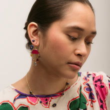 Load image into Gallery viewer, Cloud &amp; Rain Chain Drop Earrings - READY TO SHIP
