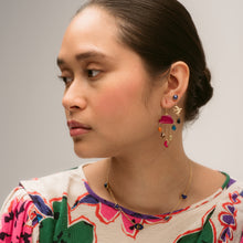Load image into Gallery viewer, Cloud &amp; Rain Chain Drop Earrings - READY TO SHIP
