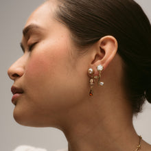 Load image into Gallery viewer, Flower Drop Earrings - READY TO SHIP
