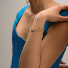 Load image into Gallery viewer, Five Mini Charm Bracelet
