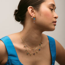 Load image into Gallery viewer, Five Mushroom Charm Necklace - READY TO SHIP
