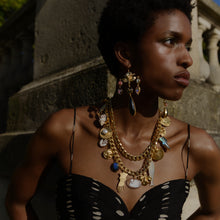 Load image into Gallery viewer, Curb Chain Charm Belt/Necklace
