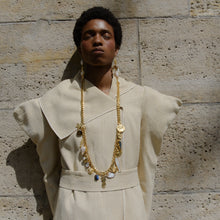 Load image into Gallery viewer, Curb Chain Charm Belt/Necklace
