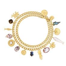 Load image into Gallery viewer, Curb Chain Charm Belt/Necklace
