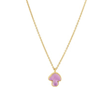 Load image into Gallery viewer, Mushroom Charm Necklace - READY TO SHIP

