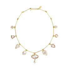 Load image into Gallery viewer, Vintage Crystal Charm Necklace - READY TO SHIP
